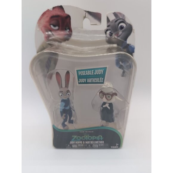 Zootopia ~ Judy Hopps & May Bellwether Action Figures ~ Tomy - Picture 1 of 2